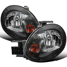 Ronnin - Fits 2003-2005 Dodge Neon Factory Replacement Headlights Assembly Pair | Black