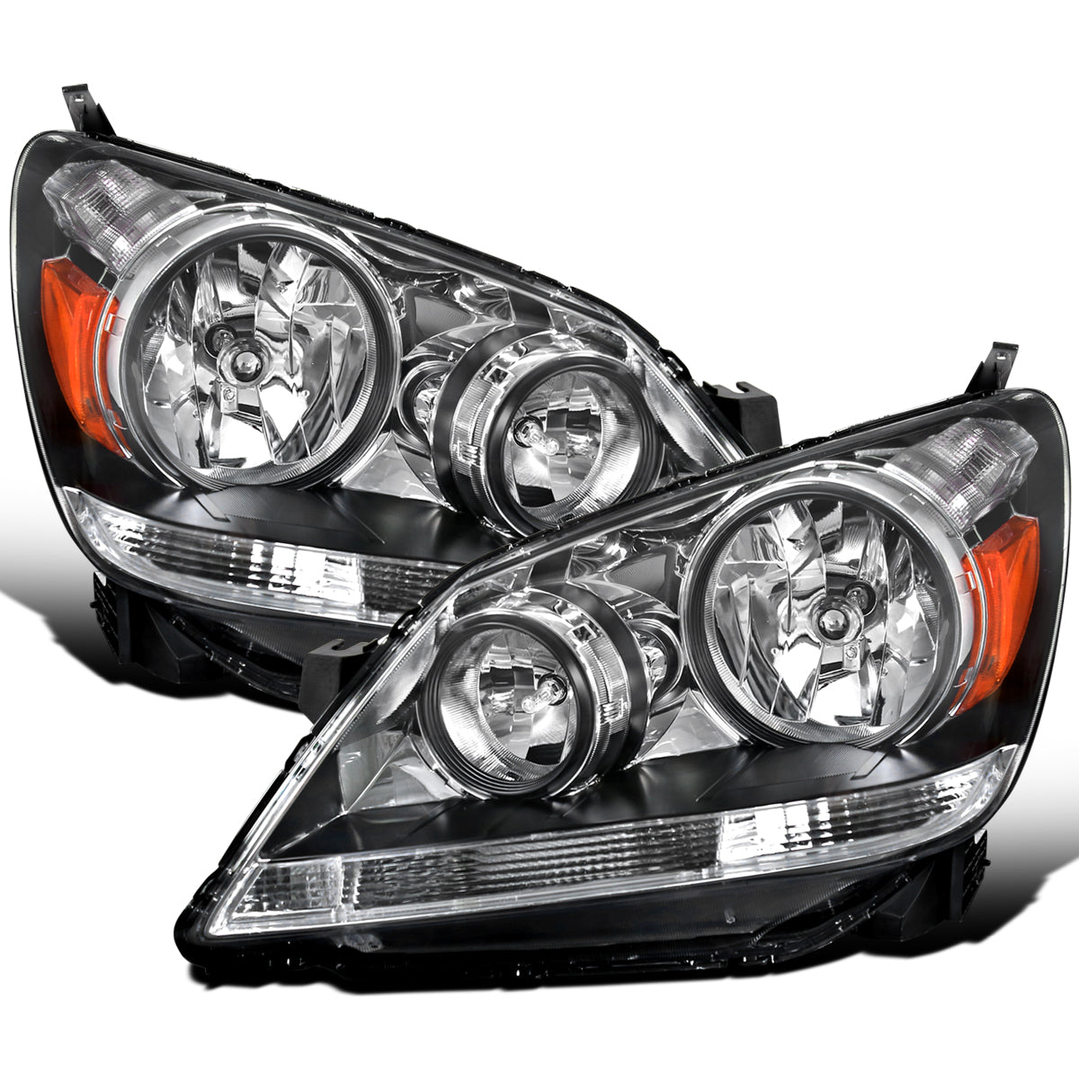 Ronnin - Fits 2005-2007 Honda Odyssey Factory Direct Replacement Headlights Accessories Pair | Chrome
