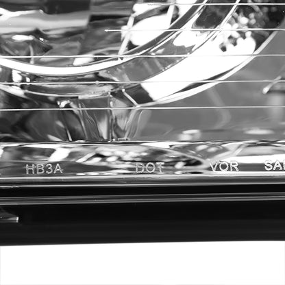 Ronnin - Fits 2006-2010 Dodge Charger Factory Replacement Halogen Headlights Assembly Pair | Chrome