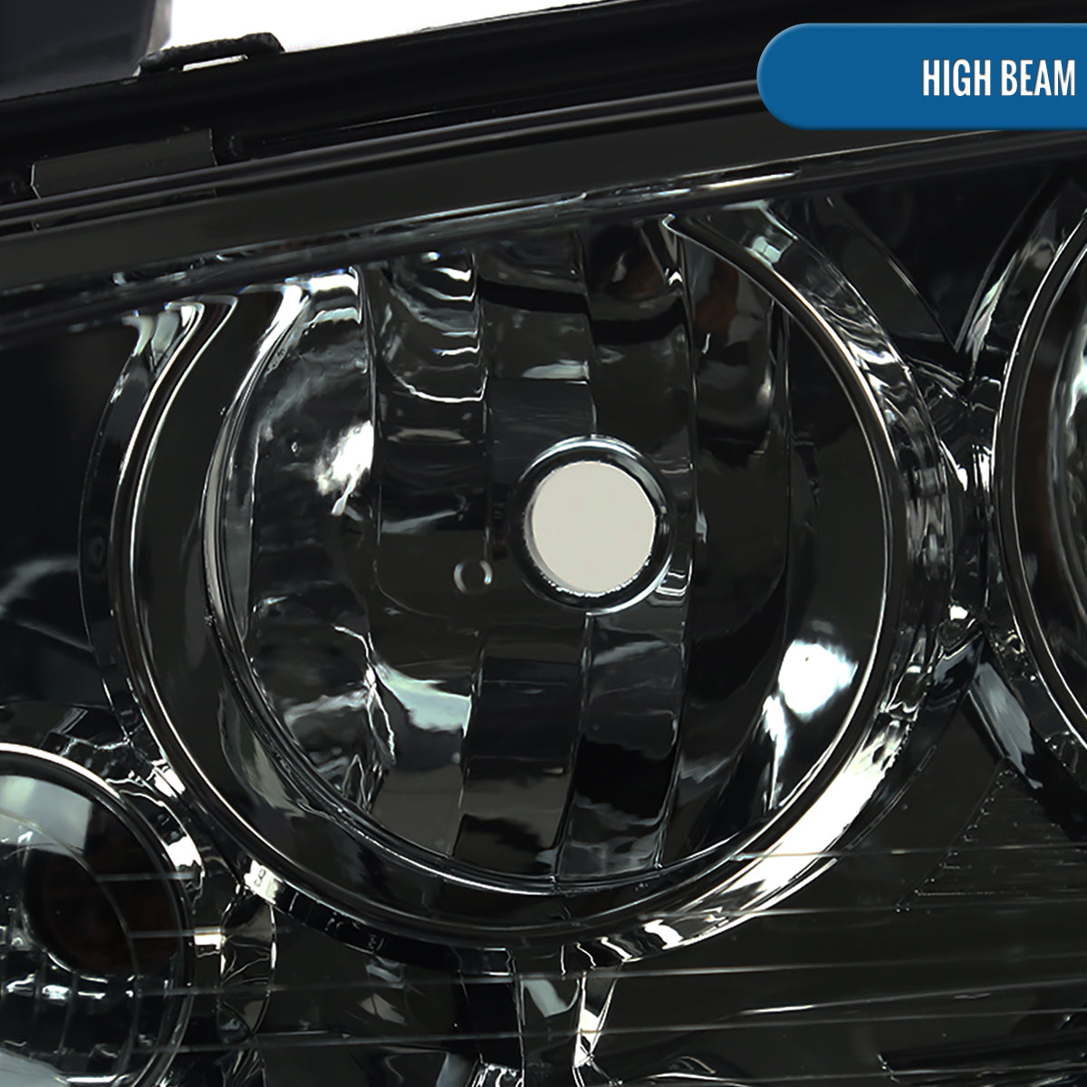 Ronnin - Fits 2006-2010 Dodge Charger Factory Replacement Halogen Headlights Assembly Pair | Smoke