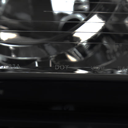 Ronnin - Fits 2006-2010 Dodge Charger Factory Replacement Halogen Headlights Assembly Pair | Smoke