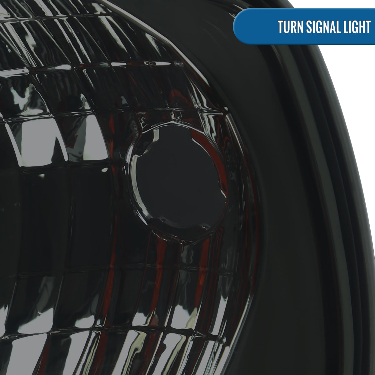 Ronnin - Fits 1997-2004 Ford F150 Expedition Headlights + Corner Parking Signal Lamps Replacement Assembly Pair | Smoke