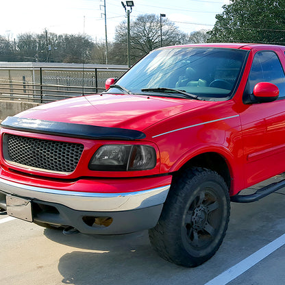 Ronnin - Fits 1997-2004 Ford F150 Expedition Headlights + Corner Parking Signal Lamps Replacement Assembly Pair | Smoke