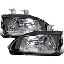 Ronnin - Fits 1992-1995 Honda Civic EG EJ Replacement Headlights Assembly Pair | Black