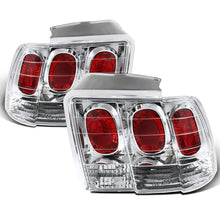 Ronnin - Fits 1999-2004 Ford Mustang Tail Lights Assembly Replacement Pair | Chrome