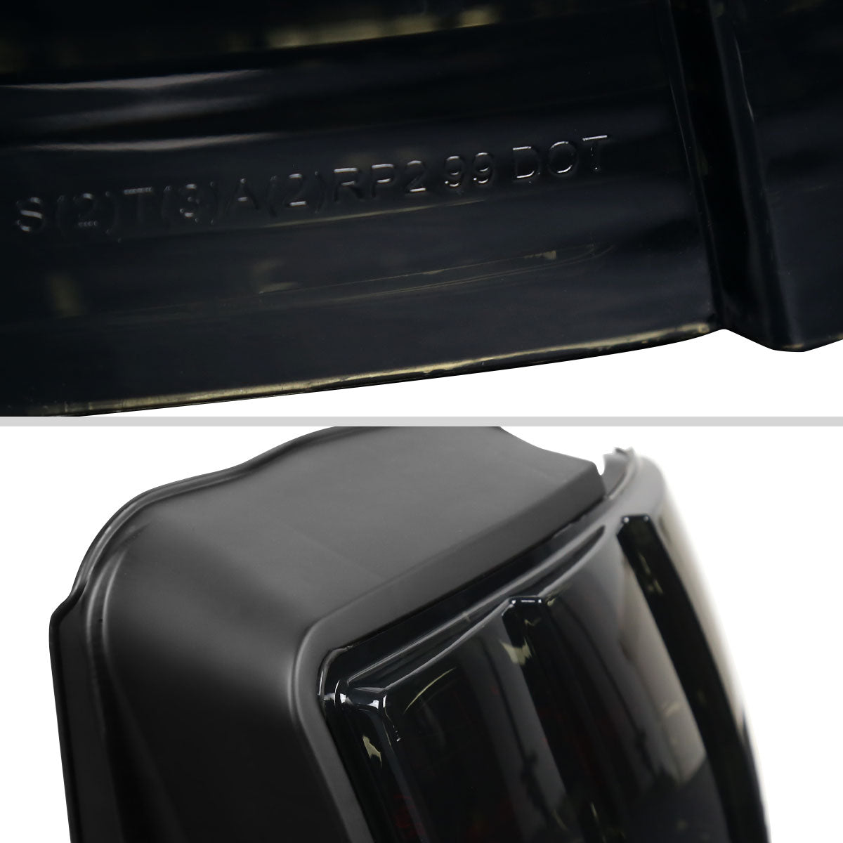 Ronnin - Fits 1999-2004 Ford Mustang Tail Lights Assembly Replacement Pair | Smoke