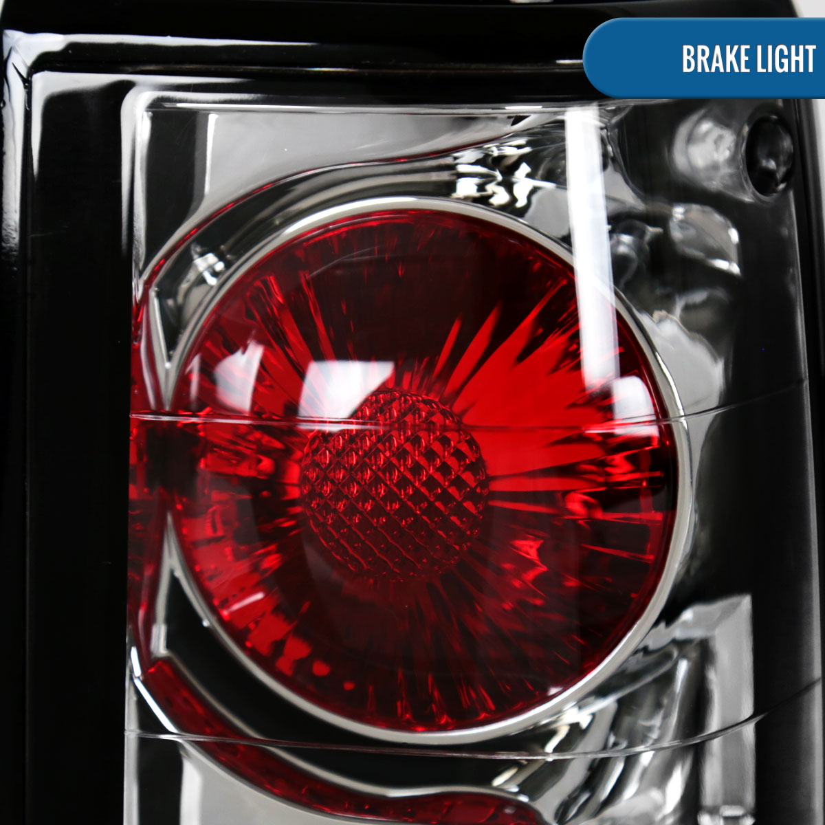 Ronnin - Fits 1982-1993 Chevy S10 1983-1994 S10 Blazer 1983-1990 GMC S15 1991-1993 Sonoma 1992-1994 Jimmy Tail Lights Replacement Pair | Chrome