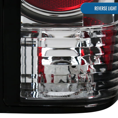 Ronnin - Fits 1982-1993 Chevy S10 1983-1994 S10 Blazer 1983-1990 GMC S15 1991-1993 Sonoma 1992-1994 Jimmy Tail Lights Replacement Pair | Chrome