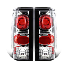 Ronnin - Fits 1982-1993 Chevy S10 1983-1994 S10 Blazer 1983-1990 GMC S15 1991-1993 Sonoma 1992-1994 Jimmy Tail Lights Replacement Pair | Chrome