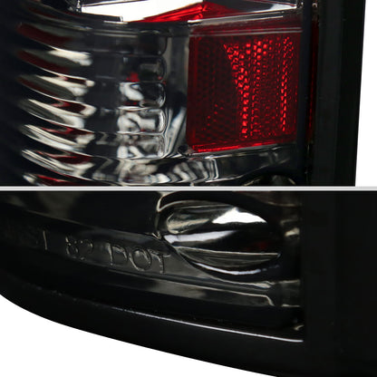 Ronnin - Fits 1982-1993 Chevy S10 1983-1994 S10 Blazer 1983-1990 GMC S15 1991-1993 Sonoma 1992-1994 Jimmy Tail Lights Replacement Pair | Smoke