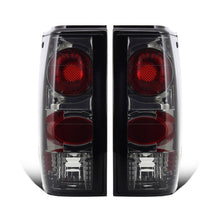 Ronnin - Fits 1982-1993 Chevy S10 1983-1994 S10 Blazer 1983-1990 GMC S15 1991-1993 Sonoma 1992-1994 Jimmy Tail Lights Replacement Pair | Smoke
