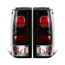 Ronnin - Fits 1982-1993 Chevy S10 1983-1994 S10 Blazer 1983-1990 GMC S15 1991-1993 Sonoma 1992-1994 Jimmy Tail Lights Replacement Pair | Black