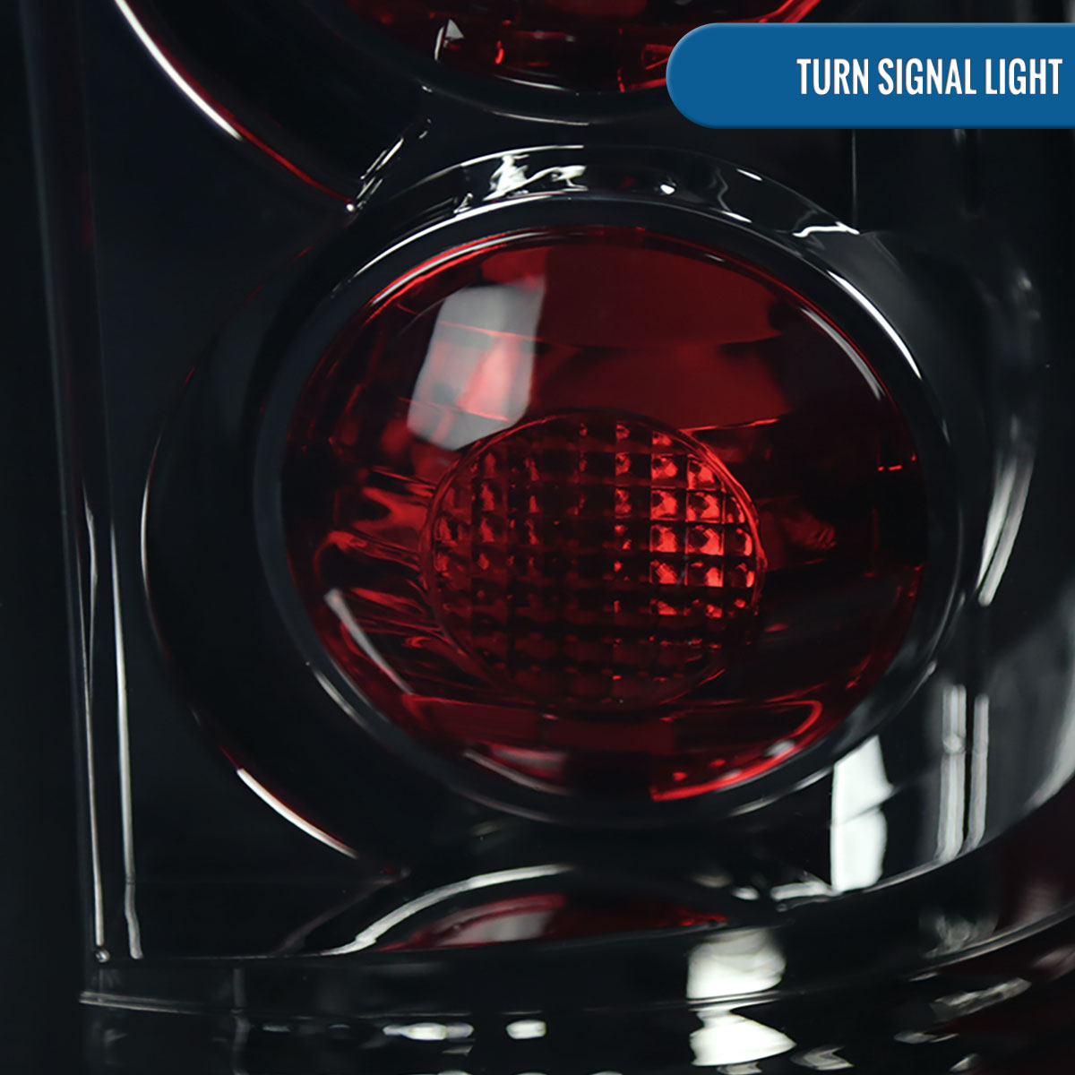 Ronnin - Fits 1999-2002 Chevy Silverado 1999-2007 Sierra Pickup Tail Lights Replacement Rear Brake Lamps Assembly Pair | Smoke