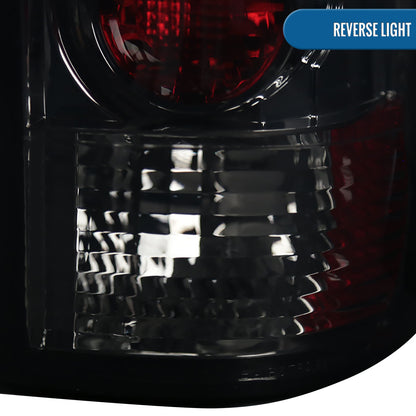 Ronnin - Fits 1999-2002 Chevy Silverado 1999-2007 Sierra Pickup Tail Lights Replacement Rear Brake Lamps Assembly Pair | Smoke