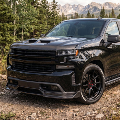 2019-2022 Chevy Silverado 1500 2500HD 3500HD LED Fog Lights Pair | Black Smoke