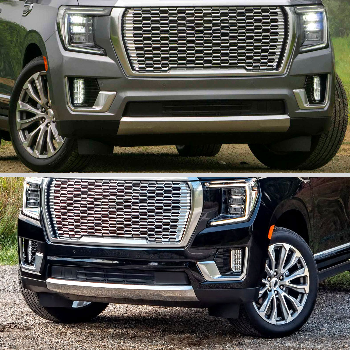 2021-2024 GMC Yukon Yukon XL LED Fog Lights Assembly Pair | Chrome