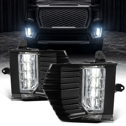 2021-2024 GMC Yukon Yukon XL LED Fog Lights Assembly Pair | Chrome
