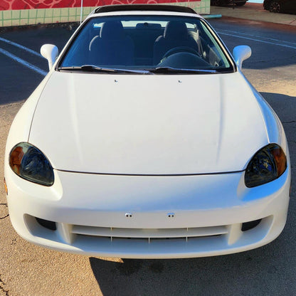 Ronnin - Juego de dos faros halógenos de repuesto para Honda Del Sol 1993-1997 | Ahumados