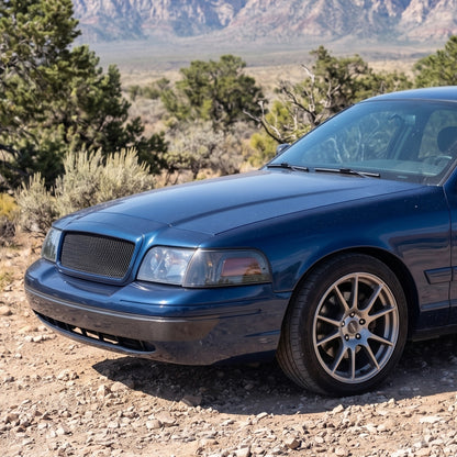 1998-2011 Ford Crown Victoria Corner + Headlights Pair | Smoke