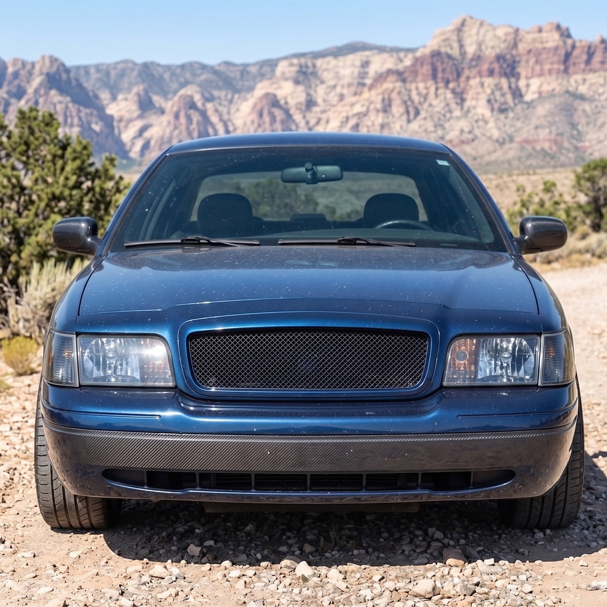 1998-2011 Ford Crown Victoria Corner + Headlights Pair | Smoke