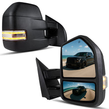 2015-2020 Ford F-150 Pickup Truck Power Adjustable Power Heated Manually Fold and Telescope Towing Mirrors Pair