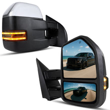 2015-2020 Ford F-150 Pickup Truck Power Adjustable Power Heated Manually Fold and Telescope Towing Mirrors Pair