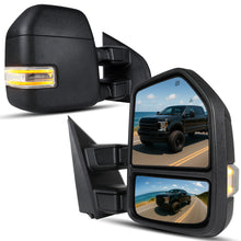 2017-2019 Ford F250 F350 F450 F550 Power Adjustable Power Heated Manually Fold and Telescope Towing Mirrors Pair