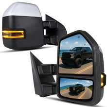 2017-2019 Ford F250 F350 F450 F550 Power Adjustable Power Heated Manually Fold and Telescope Towing Mirrors Pair