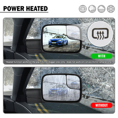 1998-2002 Dodge Ram 1500 2500 3500 Towing Mirrors Pair