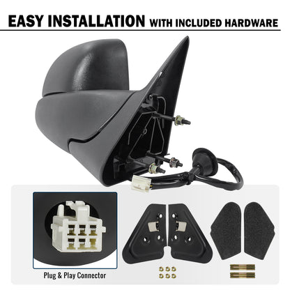 1998-2002 Dodge Ram 1500 2500 3500 Towing Mirrors Pair