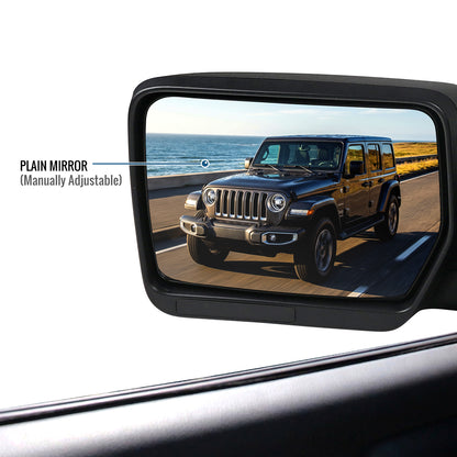 2004-2014 Ford F150 Adjustable Mirror | Right Side | Black