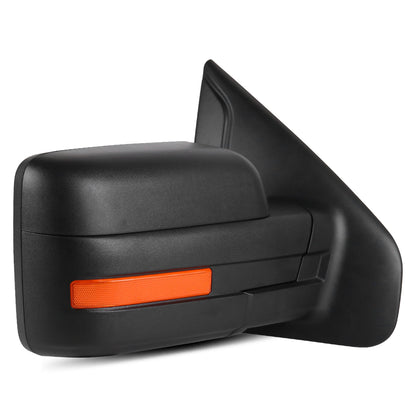 2007-2014 Ford F150 Foldable Side Mirror | Right Side | Black