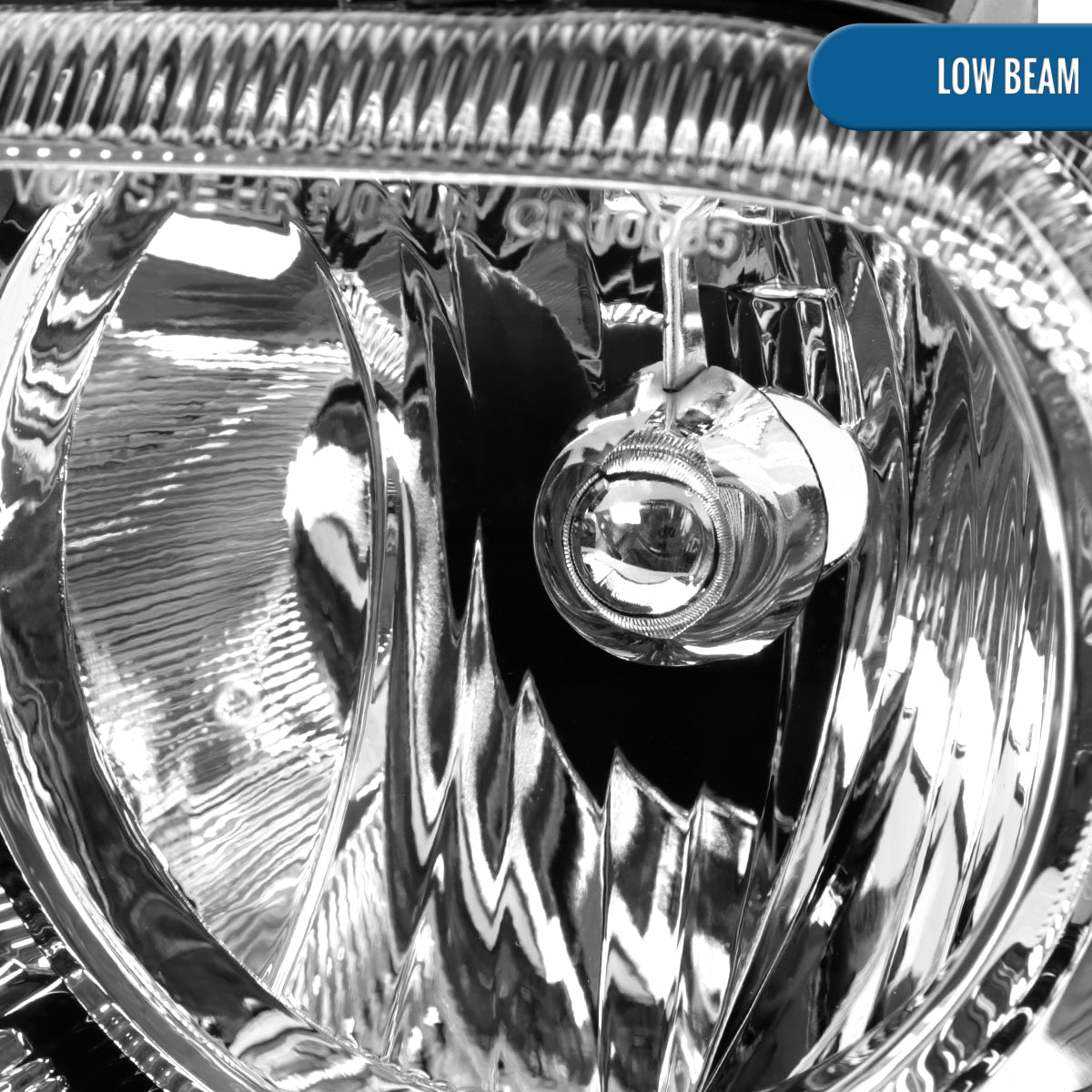 Ronnin - Fits 2005-2010 Chrysler 300 Factory Replacement Halogen Headlights Assembly Pair | Chrome