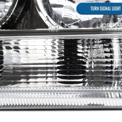 Ronnin - Fits 2005-2010 Chrysler 300 Factory Replacement Halogen Headlights Assembly Pair | Chrome