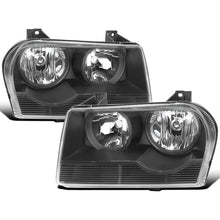 Ronnin - Fits 2005-2010 Chrysler 300 Factory Replacement Halogen Headlights Assembly Pair | Black