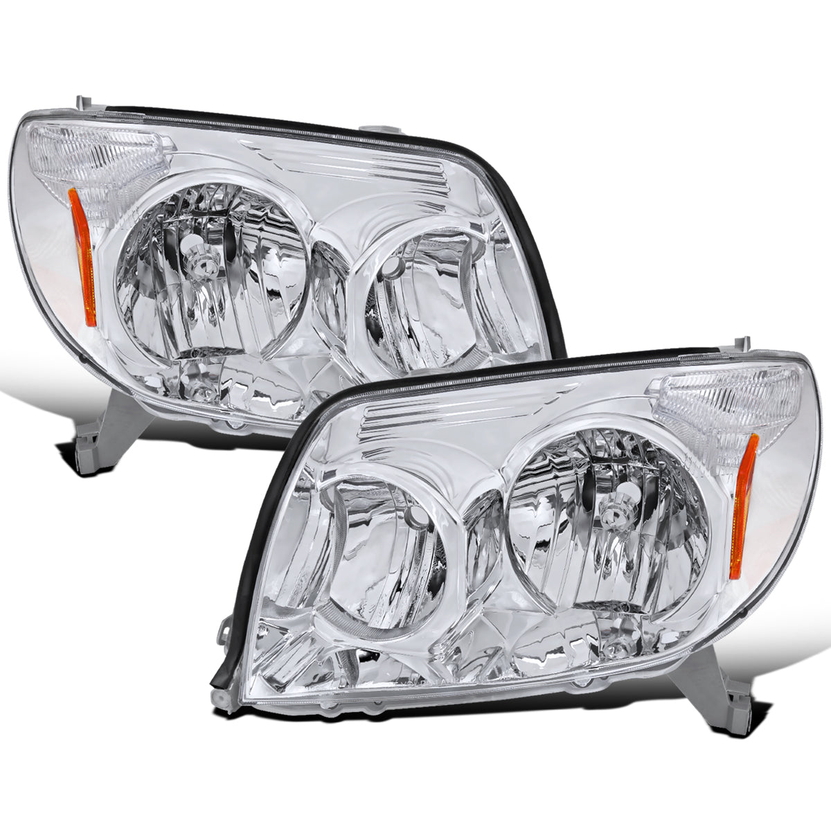 2003-2005 Toyota 4Runner  Replacement Headlights Assembly Pair | Chrome