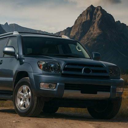 Ronnin - Conjunto de faros de repuesto originales para Toyota 4Runner 2003-2005 | Ahumado