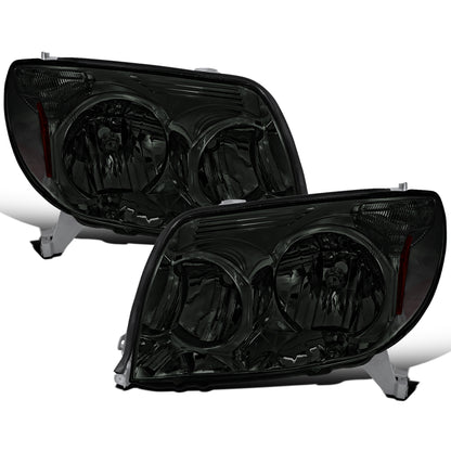 Ronnin - Conjunto de faros de repuesto originales para Toyota 4Runner 2003-2005 | Ahumado
