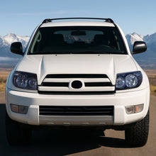Ronnin - Faros delanteros de repuesto de fábrica para Toyota 4Runner 2003-2005, par, color negro