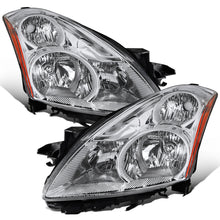 Ronnin - Fits 2010-2012 Nissan Altima Sedan Factory Replacement Halogen Headlights Assembly Pair | Chrome