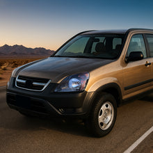 Ronnin - Fits 2002-2004 Honda CR-V Factory Replacement Halogen Headlights Assembly Pair | Black