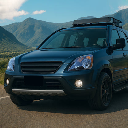 Ronnin - Faros de repuesto para Honda CR-V 2005-2006 de fabricación japonesa | Par | Negro