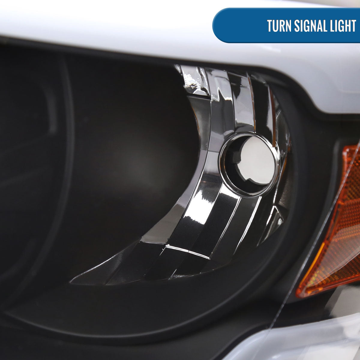 Ronnin - Fits 2006-2009 Dodge Ram 1500 2500 3500 Upgraded LED Tube Running Lights Headlights Replacement Assembly Pair | Black