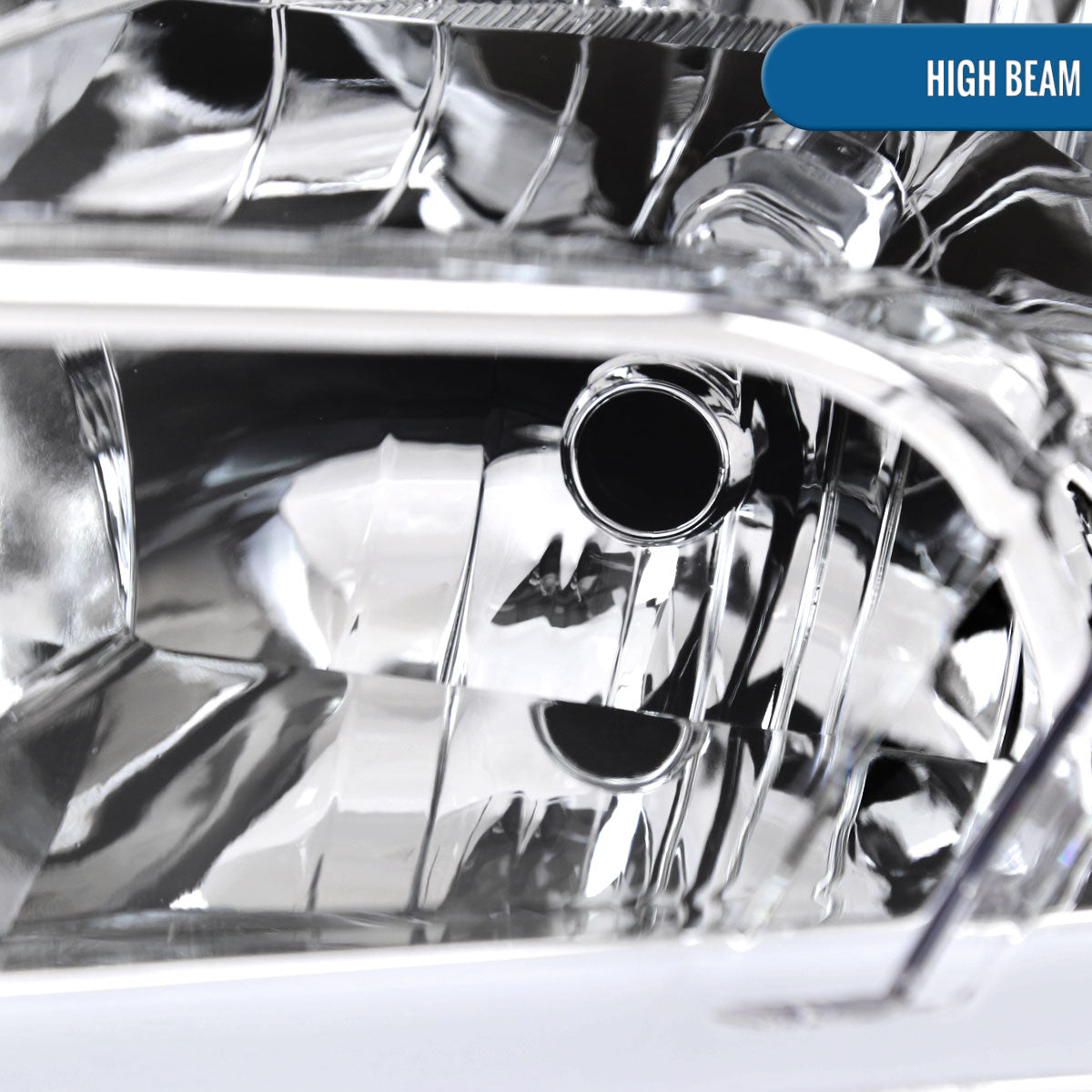 Ronnin - Fits 2009-2018 Ram 1500 2500 3500 2019-2024 Ram 1500 Classic Factory Replacement Upgraded LED Running Lights Headlights Assembly Pair | Chrome