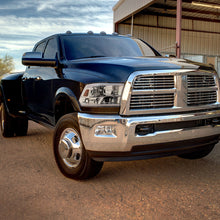 Ronnin - Fits 2009-2018 Ram 1500 2500 3500 2019-2024 Ram 1500 Classic Factory Replacement Upgraded LED Running Lights Headlights Assembly Pair | Chrome