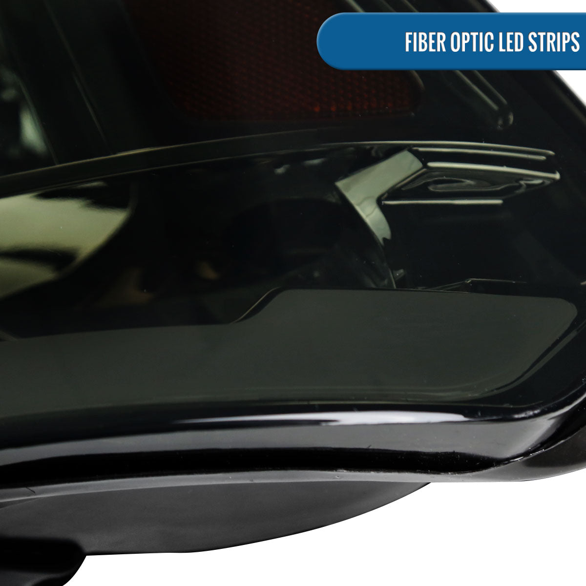 Ronnin - Fits 2009-2018 Ram 1500 2500 3500 2019-2024 Ram 1500 Classic Factory Replacement Upgraded LED Running Lights Headlights Assembly Pair | Smoke