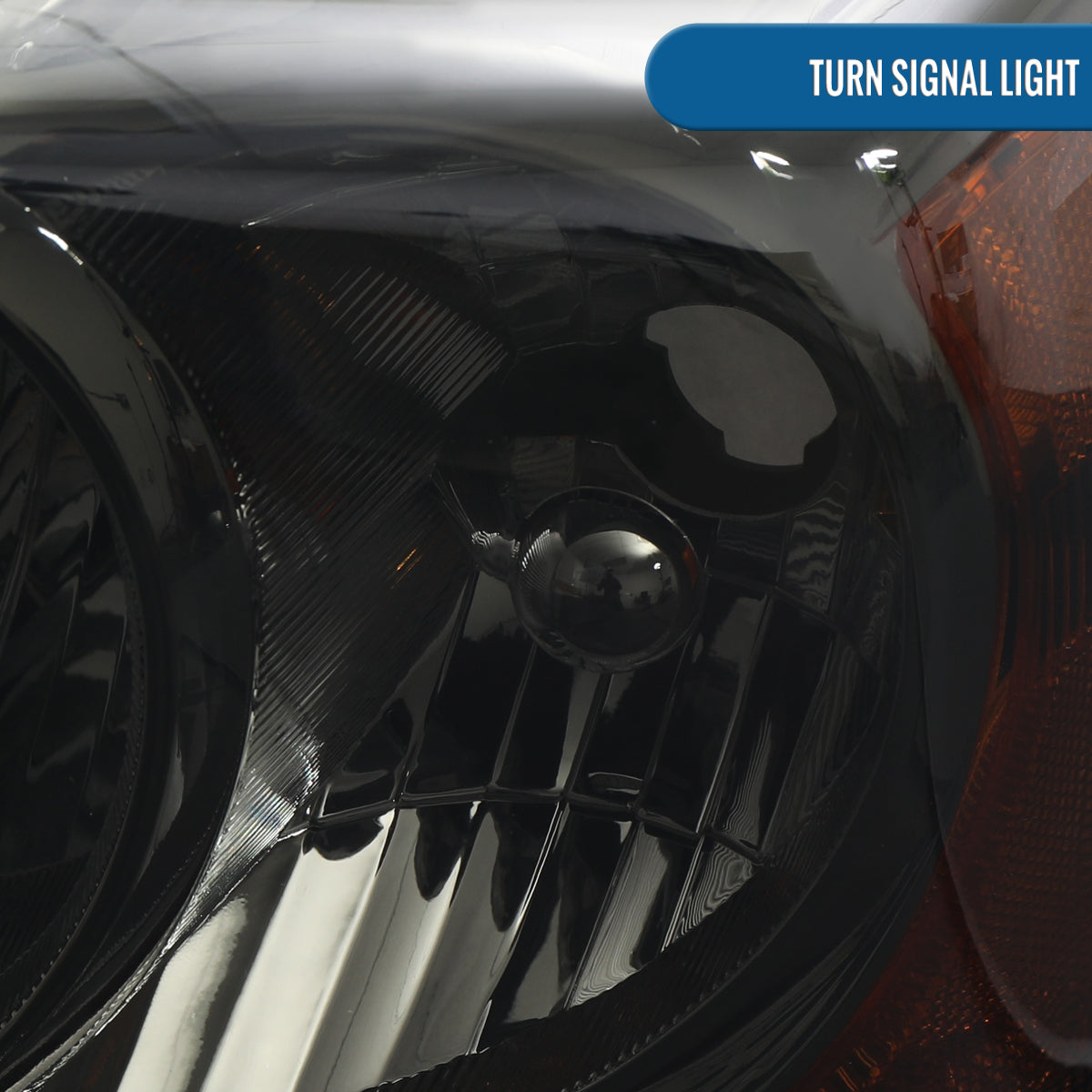 Ronnin - Fits 2004-2006 Dodge Durango Headlights Assembly Head Lamps Factory Replacement Pair | Smoke