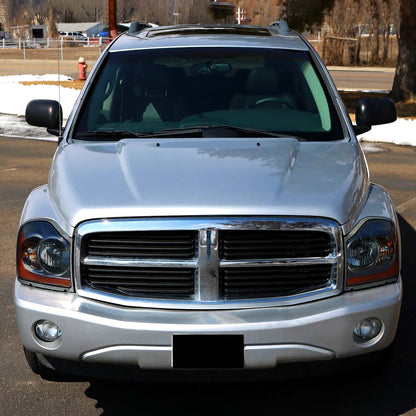 Ronnin - Fits 2004-2006 Dodge Durango Headlights Assembly Head Lamps Factory Replacement Pair | Smoke