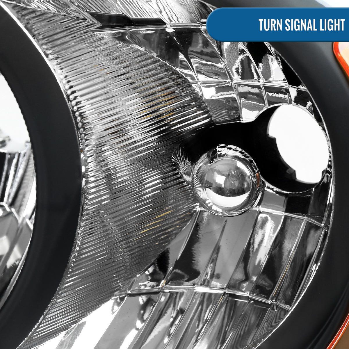 Ronnin - Fits 2004-2006 Dodge Durango Headlights Assembly Head Lamps Factory Replacement Pair | Black