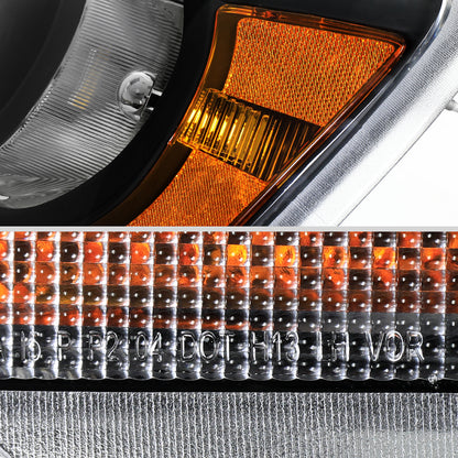 Ronnin - Fits 2004-2006 Dodge Durango Headlights Assembly Head Lamps Factory Replacement Pair | Black